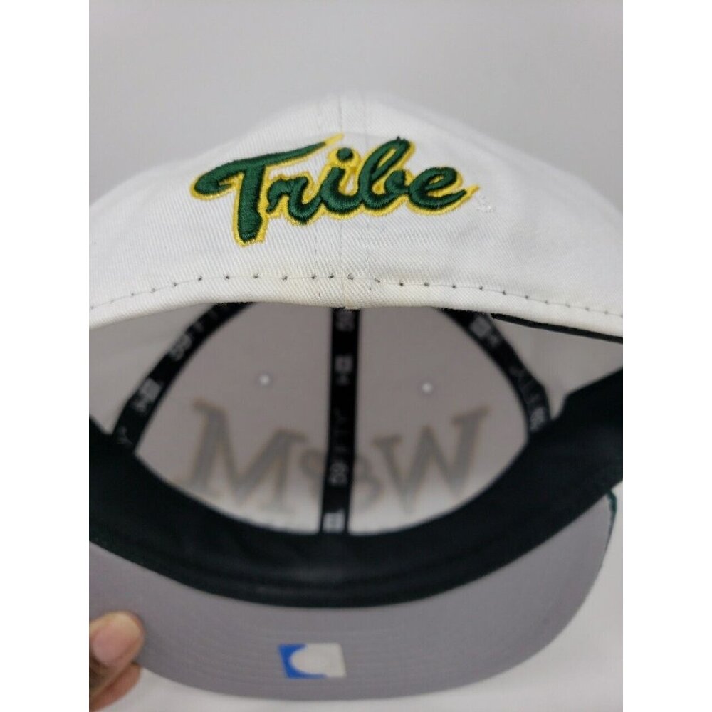 William & Mary New Era 59Fifty Fitted Hat Cap 7 3/8 Logo Green Tribe College - Picture 8 of 13